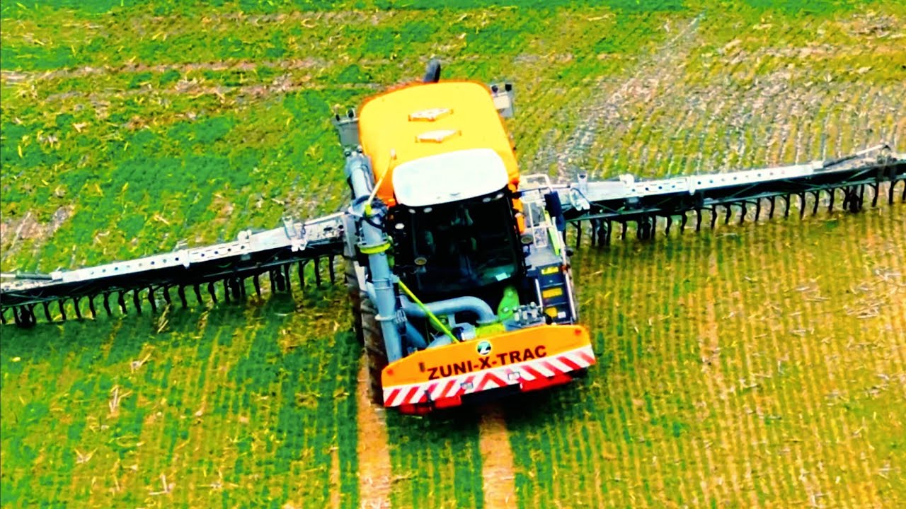 Claas Xerion 4000 mit ZUNI--X-TRAC Schleppschuh bei LU Winderl 