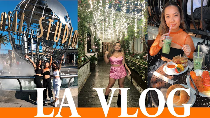 LA VLOG #1 | melrose, universal studios, rodeo dri...