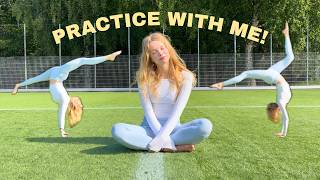 Gymnastics Vlog - Practice with me!