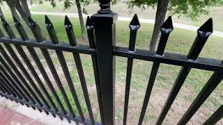 iron fence repair walkthrough for Dan in McKinney Texas #homeimprovement #project
