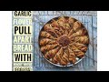 Garlic Flower Pull Apart Bread with Whole Wheat (Eggless)