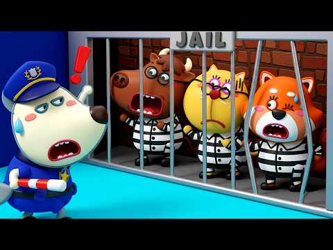 Wolfoo Locks Teachers In Jail! 👮‍♂️🏫 Classroom Jail Challenge | Wolfoo School Stories