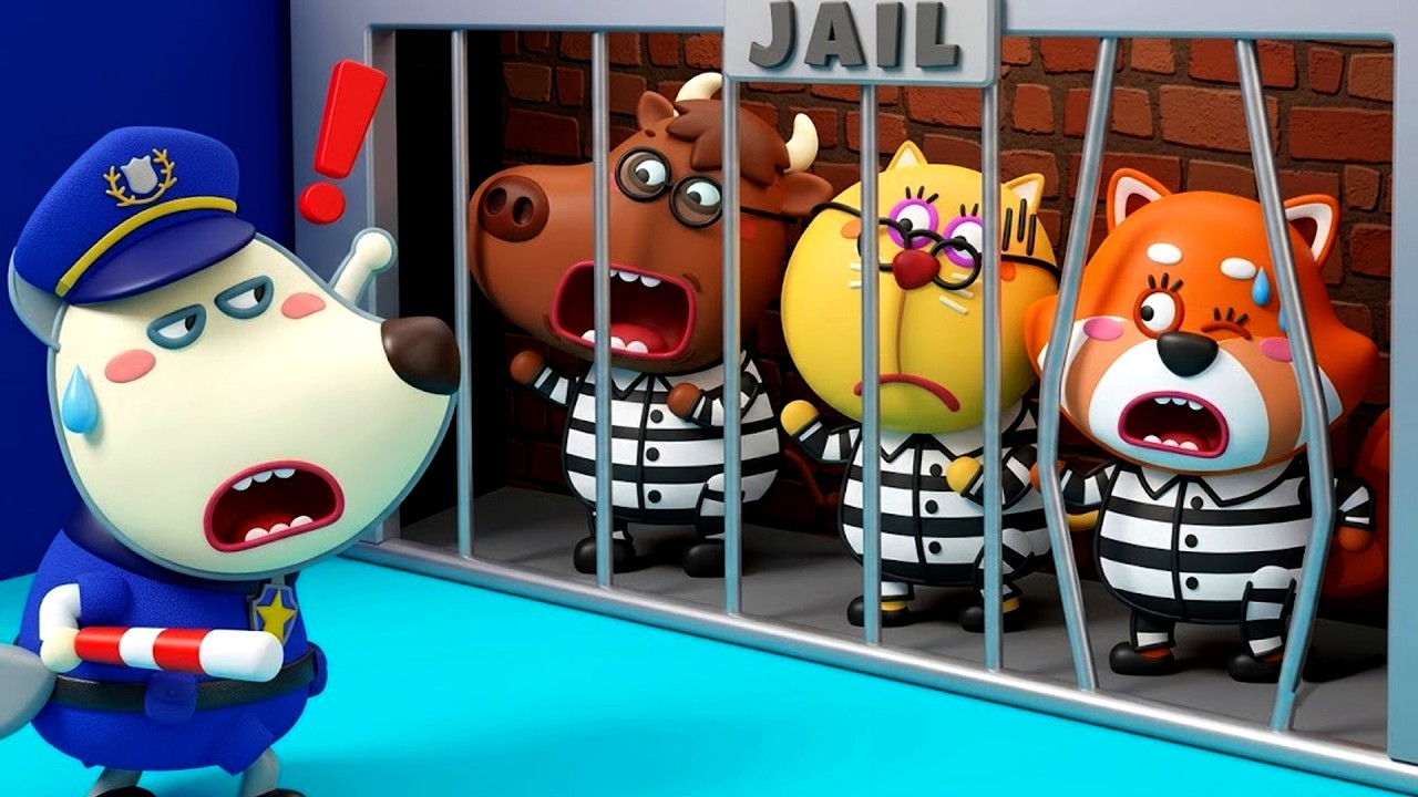 Wolfoo Locks Teachers In Jail! 👮‍♂️🏫 Classroom Jail Challenge | Wolfoo School Stories