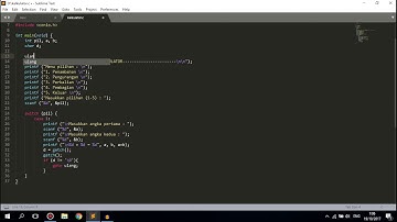 Tutorial Membuat Program Kalkulator Sederhana dengan Bahasa Pemrograman C