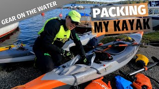 Tips for packing a kayak (shown with the Itiwit X500)
