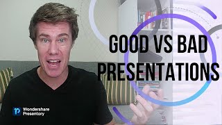 10 Simple Rules for a Good Presentation vs. Bad Presentation