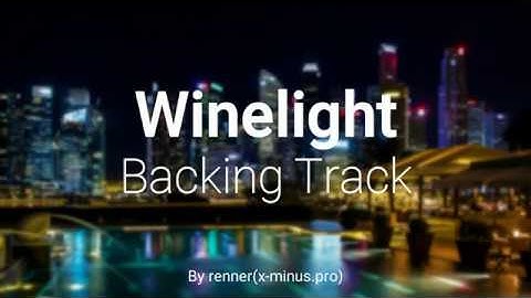 Winelight Karaoke version - Karaoke performance video thumbnail