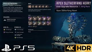 Apex Slitherfang - Horizon Forbidden West Apex Slitherfang Heart PS5 Gameplay Walkthrough 4K HDR