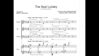 The Seal Lullaby - Alto (SAB)