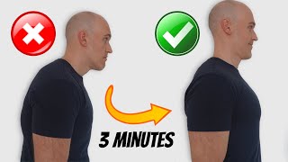 How To FIX Your Posture In Only 3 Minutes A Day