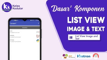 List View Image and text - kodular | (MIT App Inventor,Appybuilder,Thunkable)