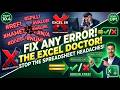 The Excel Doctor: Practical Guide to Diagnose &amp; Fix Common Excel Errors, I | The Analytics Flow