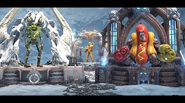 Doom Eternal Battlemode 2.0 - golden UN skin hacker gets destroyed