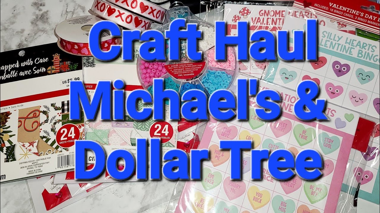Craft Haul Michael's & Dollar Tree YouTube