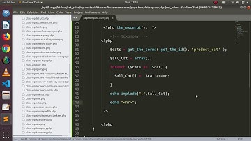 Tutorial 2: Wp query fetch category in loop