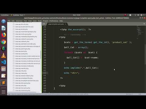 Tutorial 2: Wp query fetch category in loop