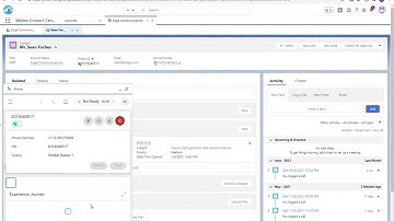 Webex CC  + SFDC  Outbound call