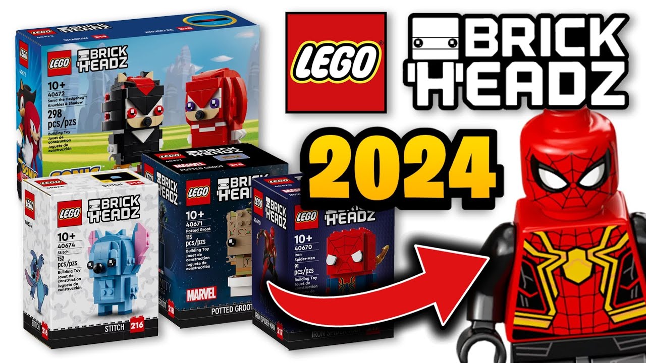 LEGO BrickHeadz 2024 debut with five characters