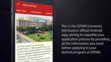 GITAM University Admissions app