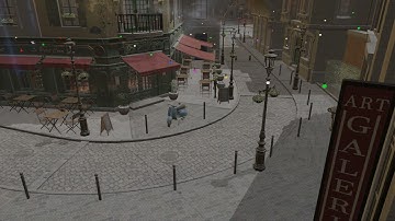 Lazy-loading of scene objects + dithering