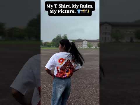 My Tshirt My rules my picture.Customised tshirt