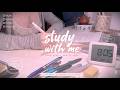 1-HOUR STUDY WITH ME ✏️ Exam Prep & Pencil ASMR | No Talking, Deep Focus