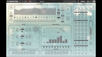 Reaktor Soundscape (Audio Demo)