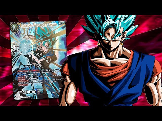 dragon ball super card game union potara Expansion Deck Box Set 01 Mighty Heroes Potara.RRRRR Vegito, Fusion in the Future