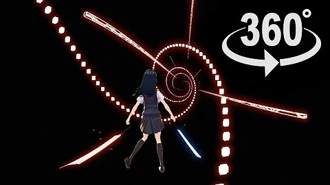 One of the COOLEST Beat Saber level (360° VR) - DayDayNews