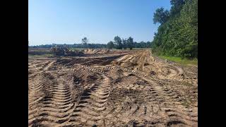 631C  caterpillar scraper D8H 5 day pond job!