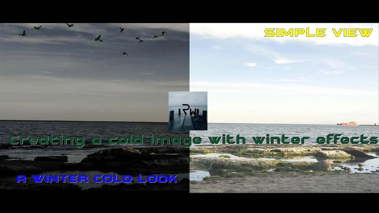 Creating a cold image with winter effects / RW PRODUCTION - YouTube