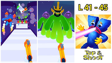 Blob Shooter 3D Levels 41 - 45 Gameplay Walkthrough Android Games, ios All Levels Unlock Simulator
