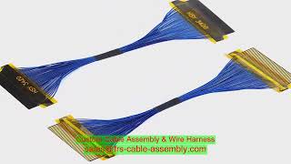 Cable Assembly Job I-PEX 20455-050E-66 FPC Board End Coaxial Connector 0.5mm Pitch Horizontal Mating