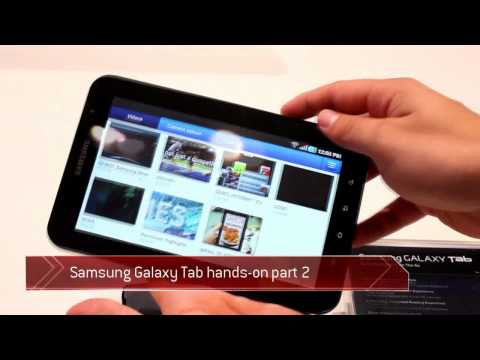 Samsung P1000 Galaxy Tab hands-on 2