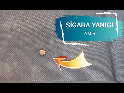 araç koltuğundaki sigaraya