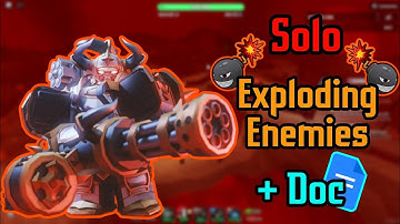 Solo Exploding Enemies Trail + Doc | Tower Defense Simulator 