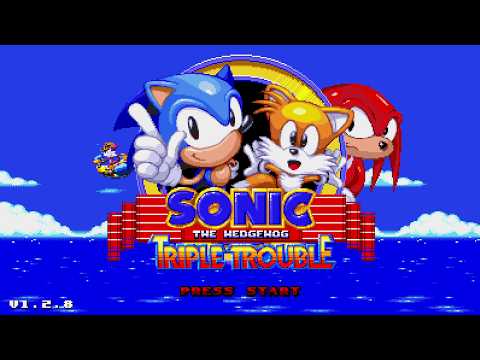 Sonic Triple Trouble 16-Bit ✪ Story Mode as Knuckles Gameplay