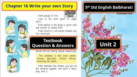5th Std English Chapter 16 Write your own Story questions and answers| Class 5 English Chapter 16 