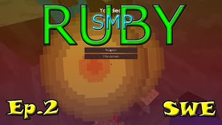 Ruby SMP: [Ep.2] Villagers för ett pris... - (Let's Play Minecraft Online på Svenska)