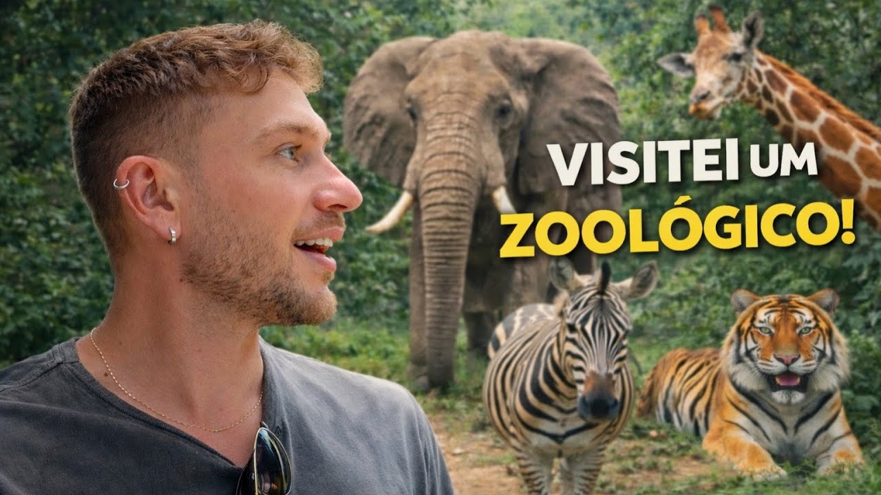 O ZOOLÓGICO mais BONITO que já VISITEI (perto de SP 😱🌿) | Henrique Buttler