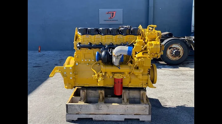 1996 Caterpillar 3406E Engine for sale being test run at JJ Rebuilders, S/N 5EK89939