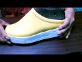 Como hacer el molde enterizo de un zapato Zueco