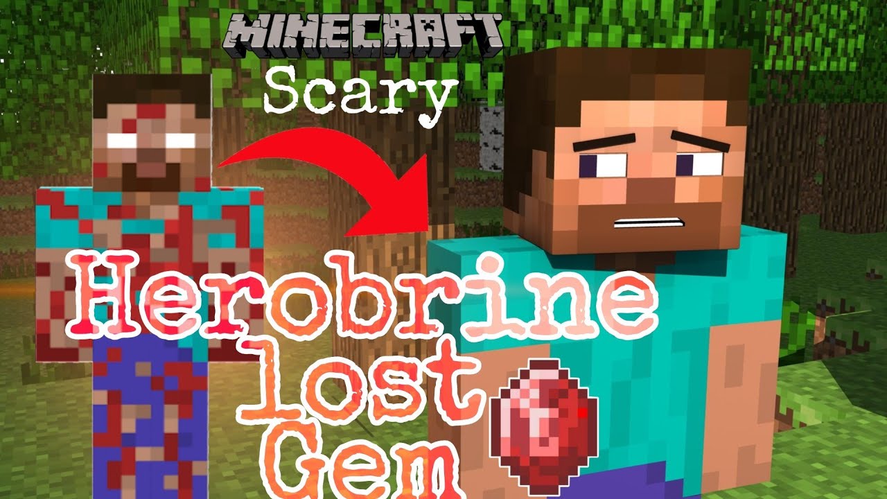 Herobrine's lost gem | horror map gameplay #horrorminecraft - YouTube