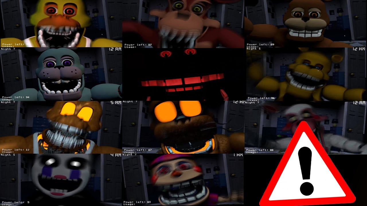 FNaF 4 but the Nightmare Animatronics don't scare you anymore