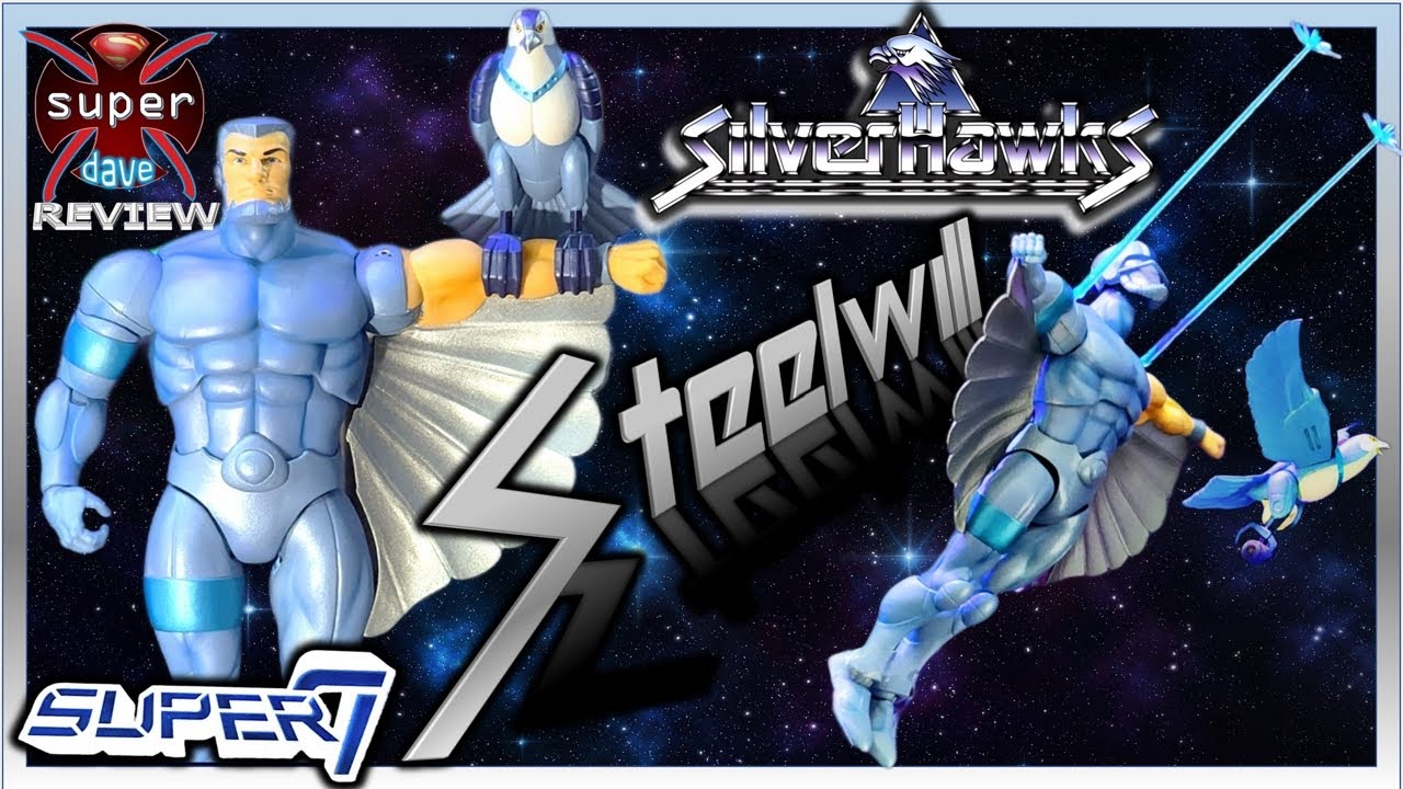 Steelwill Silver Hawks Super 7 Figure Review - YouTube