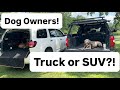 Dog Owners! Toyota Tundra versus Toyota Sequoia! Which is best for dog owners?