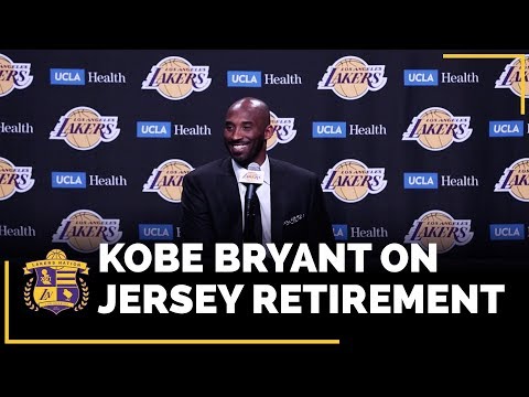 Kobe Bryant's Lakers Jersey Retirement (Full Press Conference)