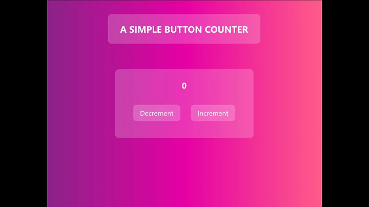 (Unorganized) Mastering QT QML 6: Lecture 8 - Mini Project 1: Counter Application