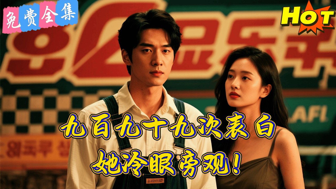 追她三年999次告白换来冷眼，转身离开她却哭了！