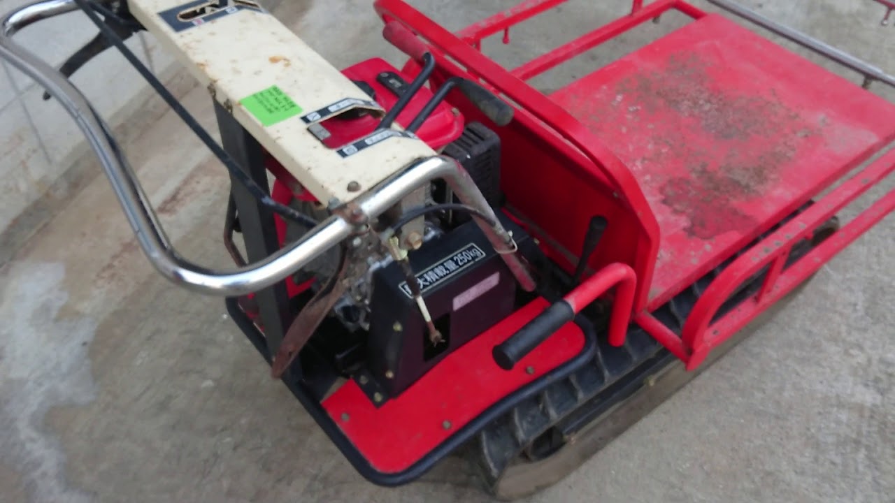 河島農具製作所カワシマ クローラ型運搬車EC700AP／250㎏積み 動作